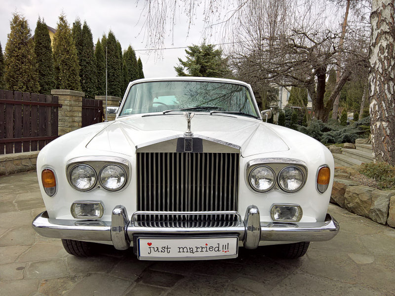 Biały RollsRoyce Ghost wyjątkowe auto na ślub  Ponad 120 samochodów do  ślubu w ofercie 